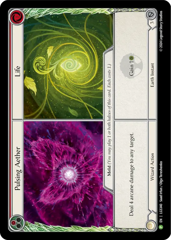 Pulsing Aether // Life (Red)