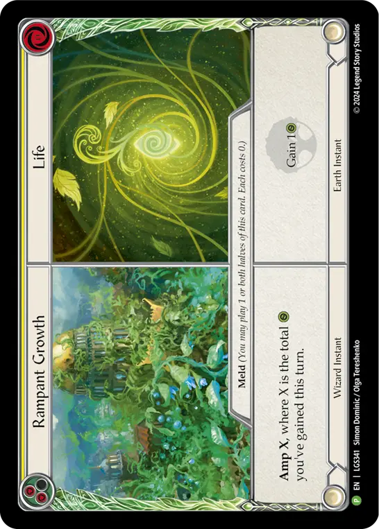 Rampant Growth // Life (Yellow)