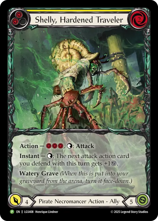 Shelly, Hardened Traveler (Yellow)