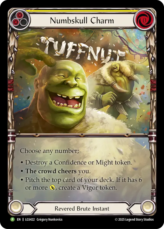 Numbskull Charm (Yellow)
