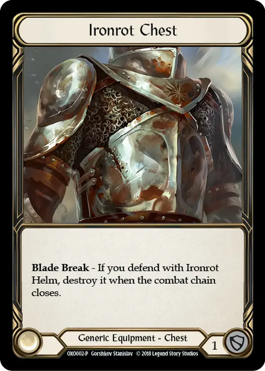 Ironrot Plate OXO002