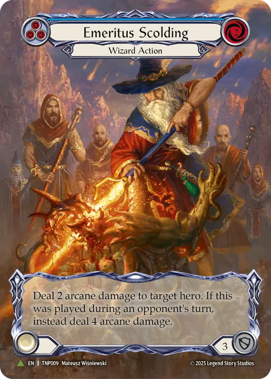 Emeritus Scolding (Blue)