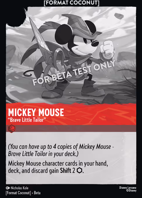 Mickey Mouse - "Brave Little Tailor" 13/24