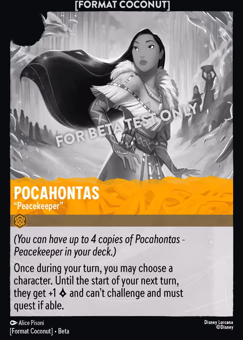 Pocahontas - "Peacekeeper" 2/24