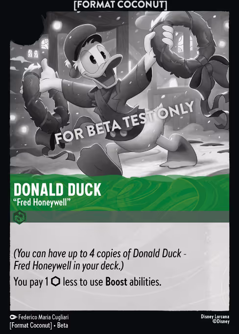Donald Duck - "Fred Honeywell" 4/24