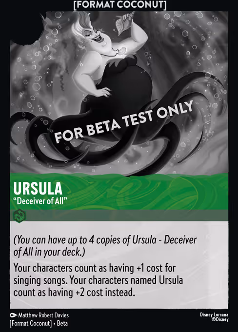 Ursula - "Deceiver of All" 6/24