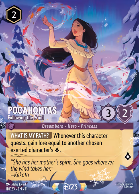 Pocahontas - Following the Wind 11/16