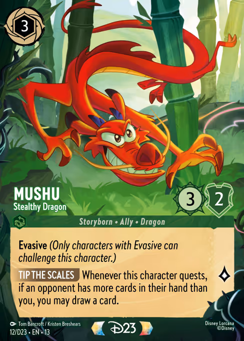 Mushu - Stealthy Dragon 12/16