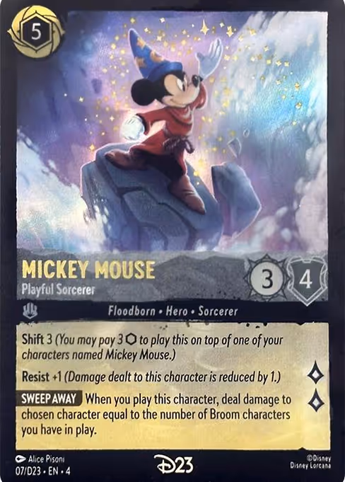 Mickey Mouse - Playful Sorcerer 7/16