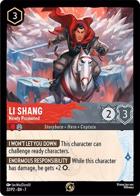 Li Shang - Newly Promoted 22/39