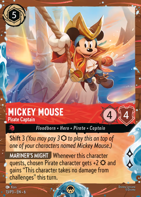 Mickey Mouse - Pirate Captain 13/56