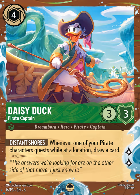 Daisy Duck - Pirate Captain 16/56