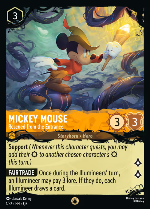 Mickey Mouse - Rescued from the Entrance 1/37