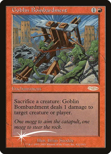 Goblin Bombardment 6, carta de Magic: The Gathering de Friday Night Magic 2003