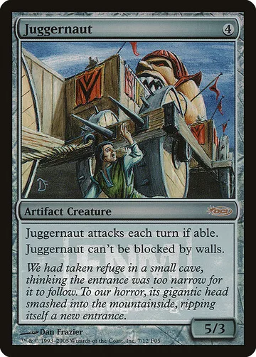 Juggernaut 7, carta de Magic: The Gathering de Friday Night Magic 2005