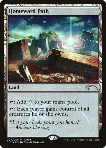 Homeward Path 4, carta de Magic: The Gathering de Judge Gift Cards 2017