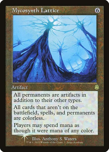 Mycosynth Lattice 3, carta de Magic: The Gathering de Judge Gift Cards 2023