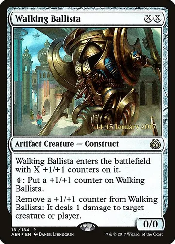 Walking Ballista 181s, carta de Magic: The Gathering de Aether Revolt Promos