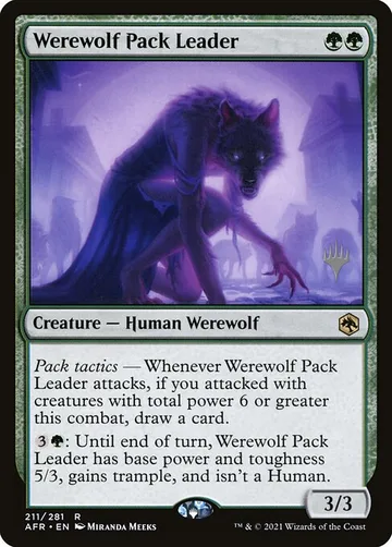 Werewolf Pack Leader 211p