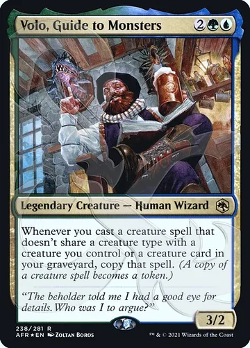 Volo, Guide to Monsters 238a, carta de Magic: The Gathering de Adventures in the Forgotten Realms Promos