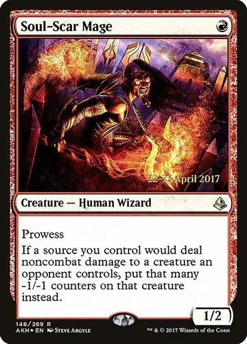 Soul-Scar Mage 148s, carta de Magic: The Gathering de Amonkhet Promos