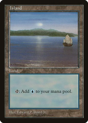 Island 2, carta de Magic: The Gathering de Asia Pacific Land Program