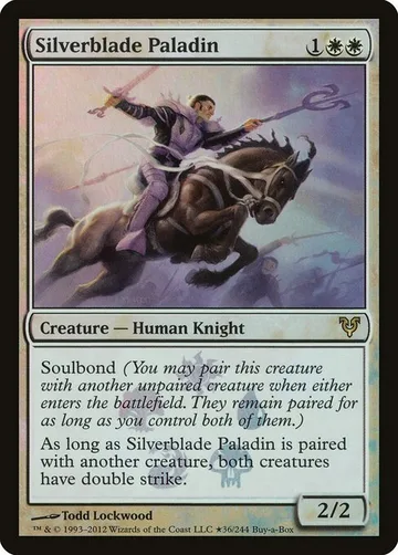 Silverblade Paladin 36★, carta de Magic: The Gathering de Avacyn Restored Promos