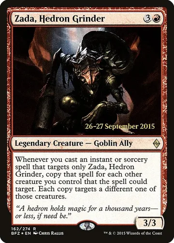 Zada, Hedron Grinder 162s, carta de Magic: The Gathering de Battle for Zendikar Promos
