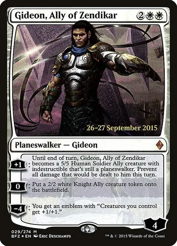 Gideon, Ally of Zendikar 29s