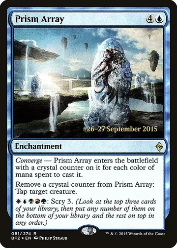 Prism Array 81s, carta de Magic: The Gathering de Battle for Zendikar Promos
