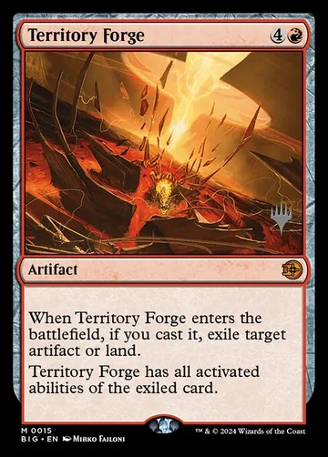 Territory Forge 15p, carta de Magic: The Gathering de The Big Score Promos