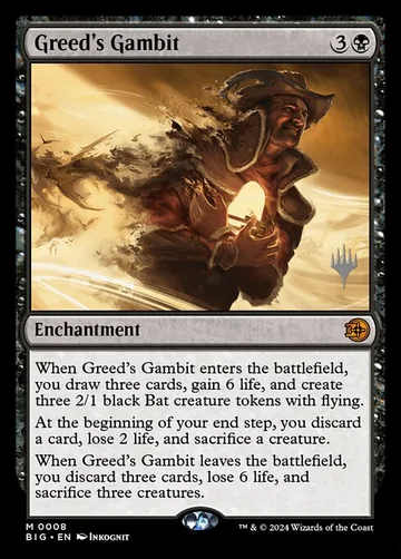Greed's Gambit 8p