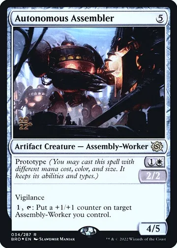 Autonomous Assembler 34s, carta de Magic: The Gathering de The Brothers' War Promos