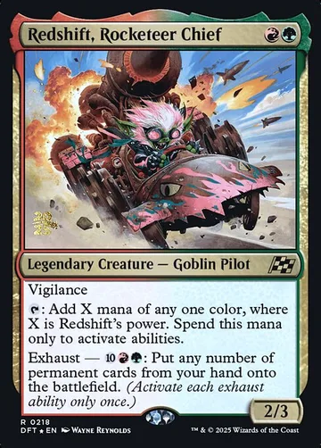 Redshift, Rocketeer Chief 218s
