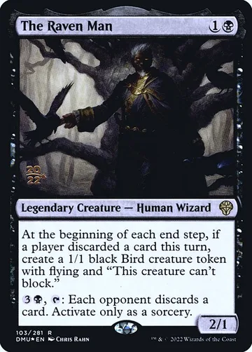 The Raven Man 103s, carta de Magic: The Gathering de Dominaria United Promos