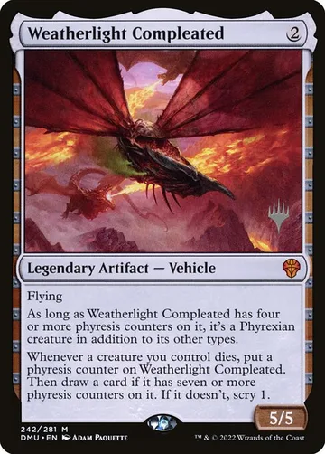 Weatherlight Compleated 242p, carta de Magic: The Gathering de Dominaria United Promos