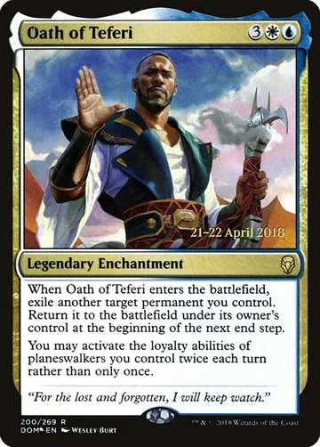 Oath of Teferi 200s, carta de Magic: The Gathering de Dominaria Promos