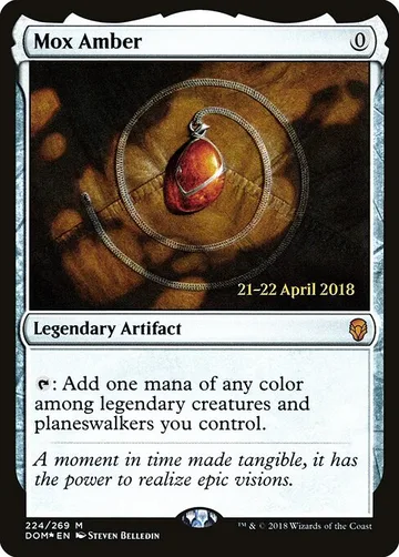 Mox Amber 224s, carta de Magic: The Gathering de Dominaria Promos