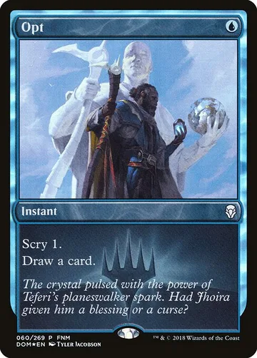 Opt 60, carta de Magic: The Gathering de Dominaria Promos