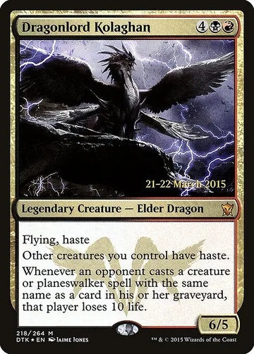 Dragonlord Kolaghan 218s