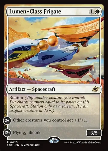 Lumen-Class Frigate 25p, carta de Magic: The Gathering de Edge of Eternities Promos
