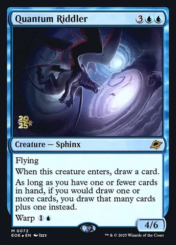 Quantum Riddler 72s, carta de Magic: The Gathering de Edge of Eternities Promos