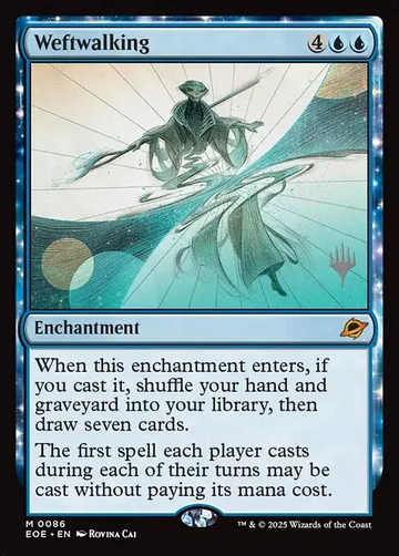 Weftwalking 86p, carta de Magic: The Gathering de Edge of Eternities Promos
