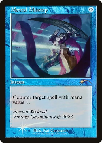 Mental Misstep 2023a, carta de Magic: The Gathering de Eternal Weekend