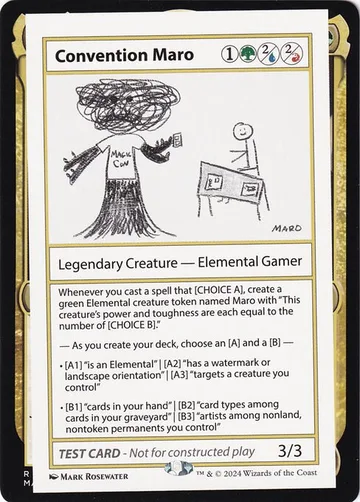 Convention Maro 2, carta de Magic: The Gathering de MagicFest 2024