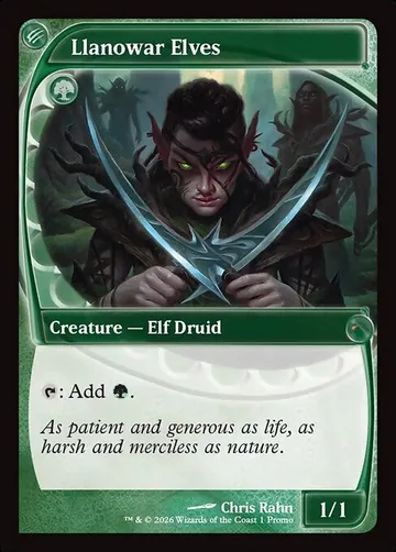 Llanowar Elves 8, carta de Magic: The Gathering de MagicFest 2026