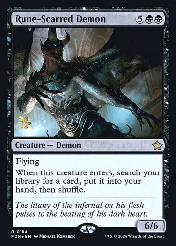 Rune-Scarred Demon 184s