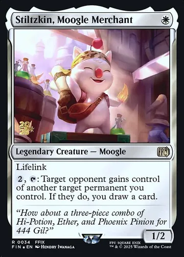 Stiltzkin, Moogle Merchant