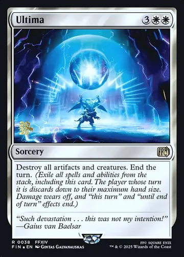 Ultima 38s, carta de Magic: The Gathering de Final Fantasy Promos