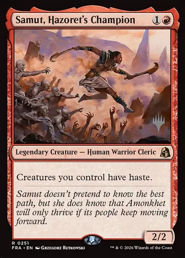 Samut, Hazoret's Champion 251p